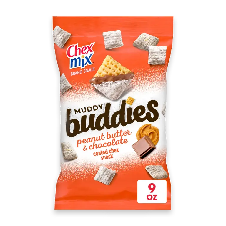 Muddy Buddies Peanut Butter and Chocolate Snack Mix