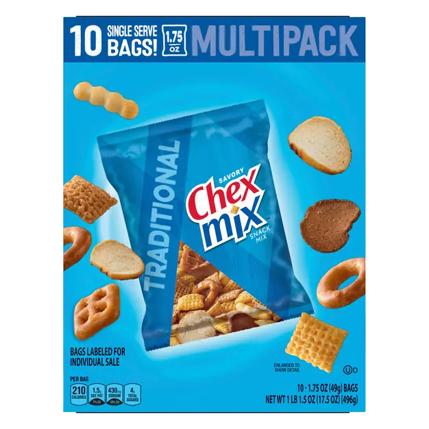 Snack Mix Savory Traditional Multipack - 10 ct