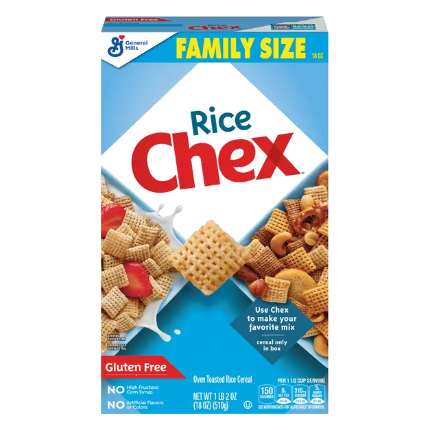 Rice Chex Gluten Free Toasted Rice Cereal Family Size