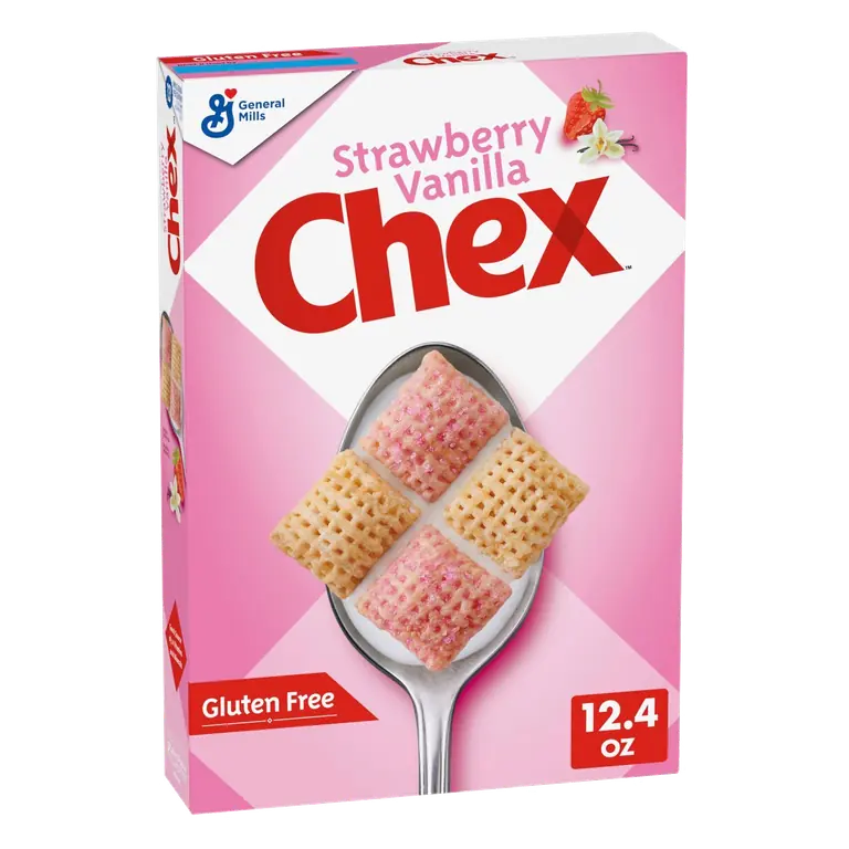 Strawberry Vanilla Chex Breakfast Cereal