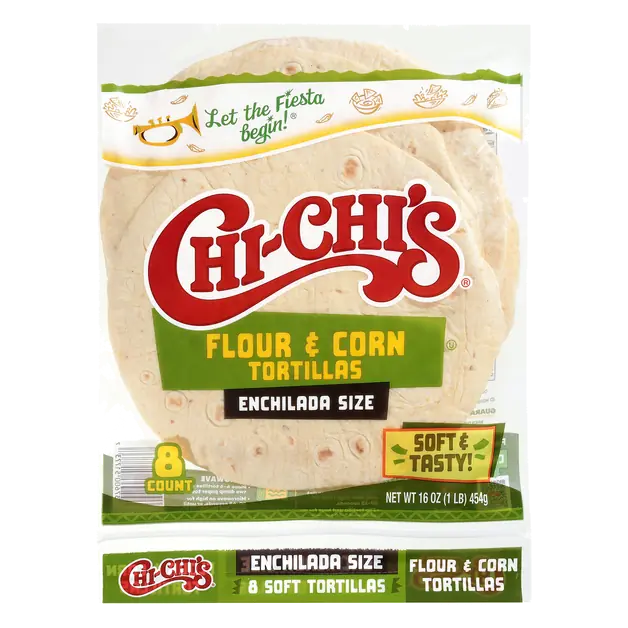 Enchilada Style Flour & Corn Tortillas 6 Inch - 8 ct