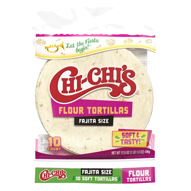 Fajita Style Flour Tortillas 8 Inch - 10 ct
