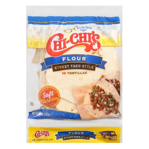 Street Taco Style Flour Tortillas 4.5 Inch - 10 ct