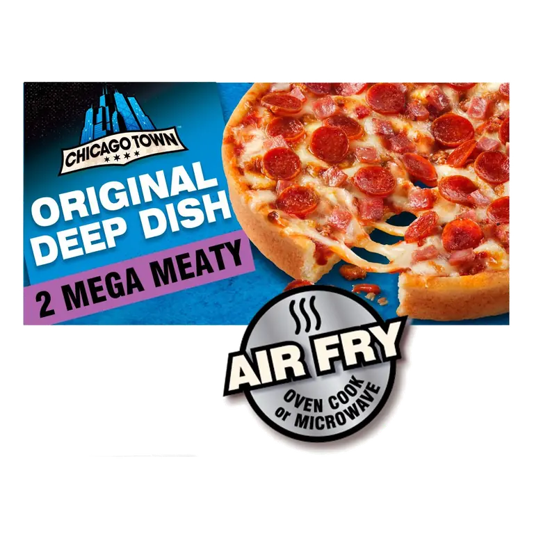 Deep Dish Mega Meaty Pizzas