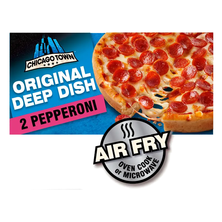 Chicago Town Original Deep Dish Pepperoni Pizza 2 x 155g (310g)