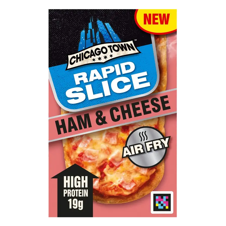 Rapid Slice Ham & Cheese Pizza