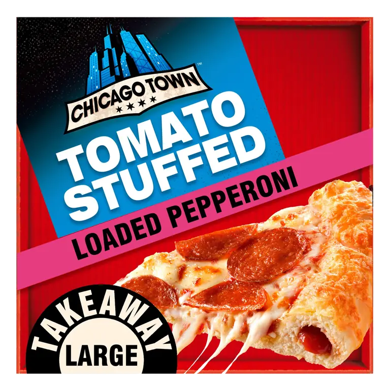 Chicago Town Stuffed Crust Loaded Pepperoni Pizza 645g