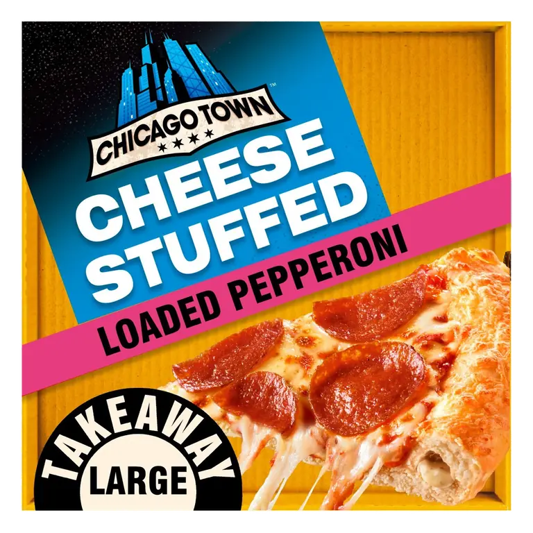 Takeaway Cheesy Stuffed Crust Pepperoni Pizza 640g