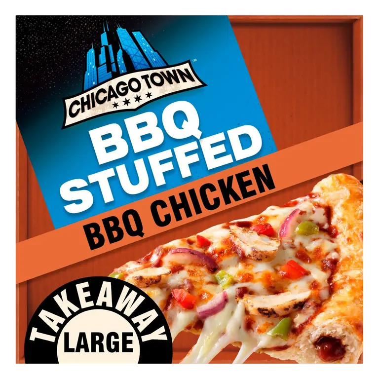 Takeaway Stuffed Crust BBQ Chicken Large Pizza 668g