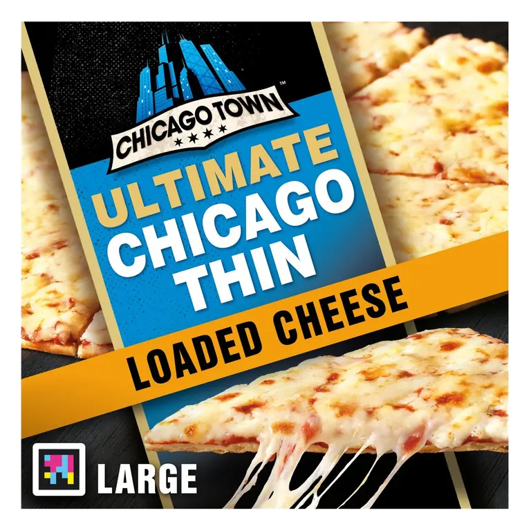 Ultimate Chicago Thin Loaded Cheese Pizza