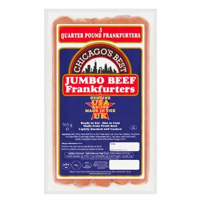 Gilbert's Chicago's Best Jumbo Beef Frankfurters
