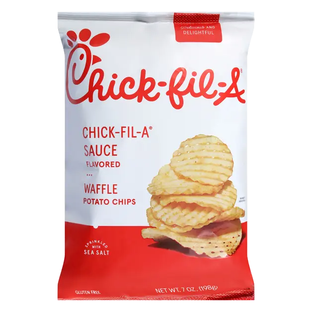 Sauce Flavor Waffle Potato Chips