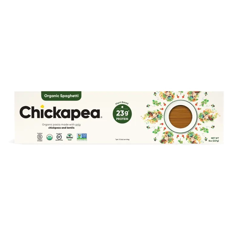 Organic Chickpeas and Lentils Pasta, Spaghetti