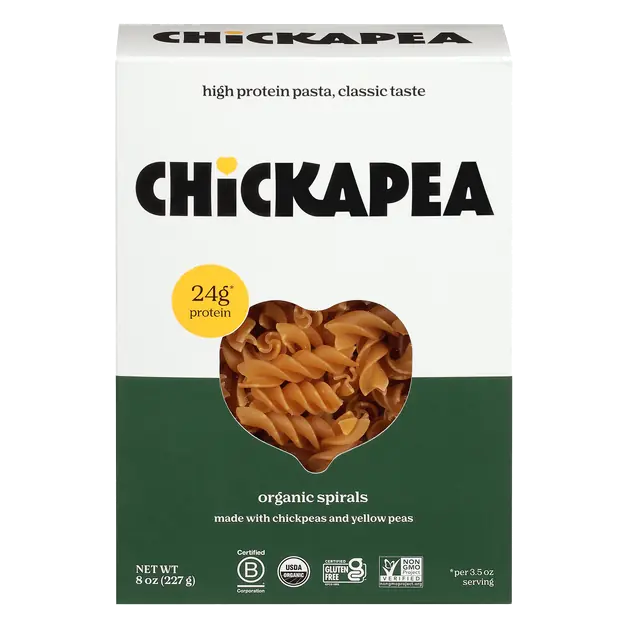 Organic Gluten Free Plant-Based High Protein Spirals Pasta