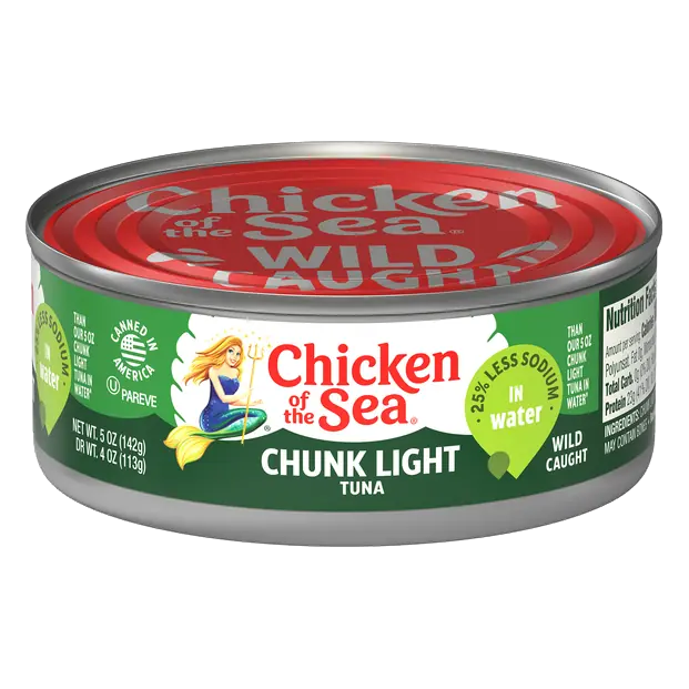 Low Sodium Wild Caught Chunk Light Tuna in Water