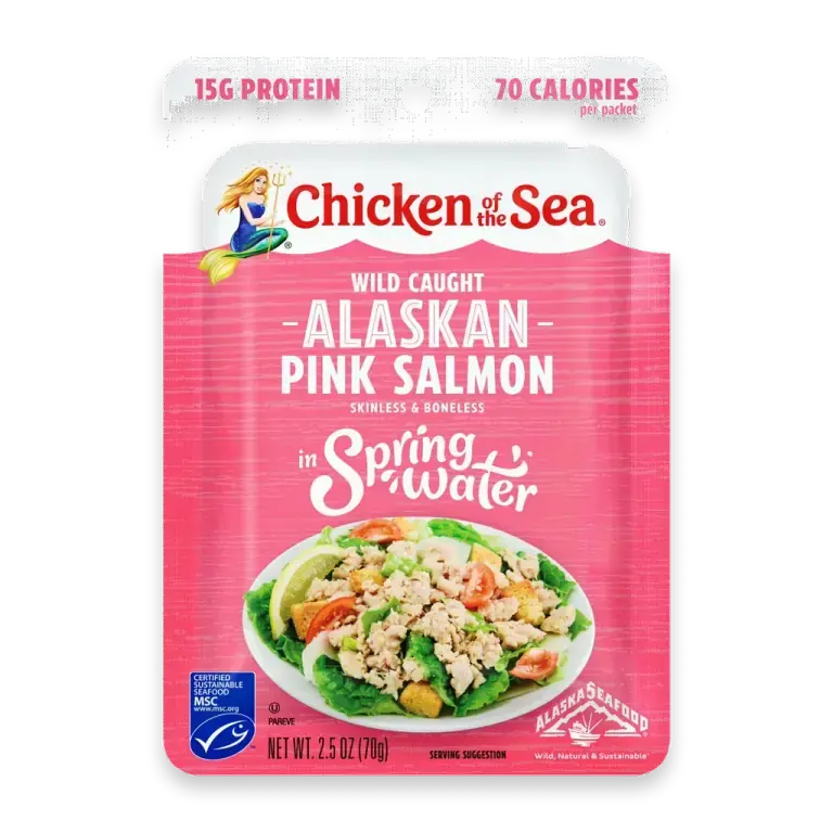 Wild Caught Alaskan Pink Salmon in Spring Water Packet