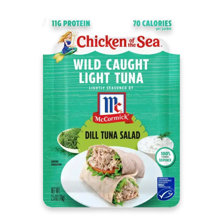 Wild Caught Dill Tuna Salad Light Tuna Pouch