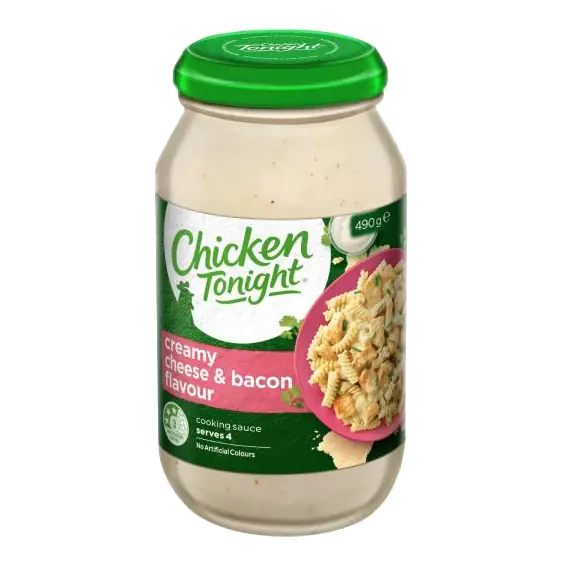 Classic Creamy Cheese And Bacon Flavour Simmer Sauce