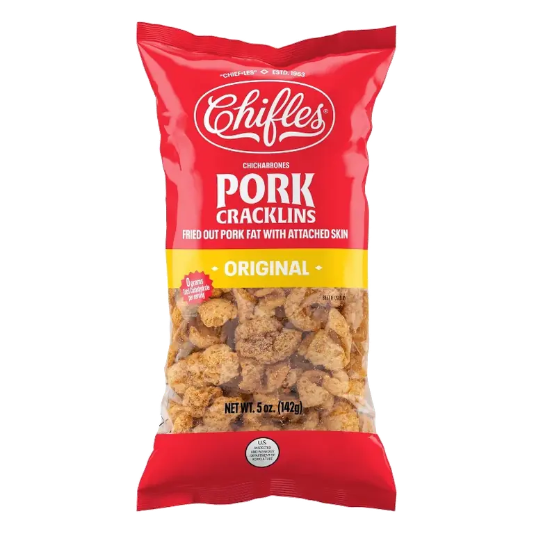 Chifles Pork Cracklins Chicharrones, 5oz