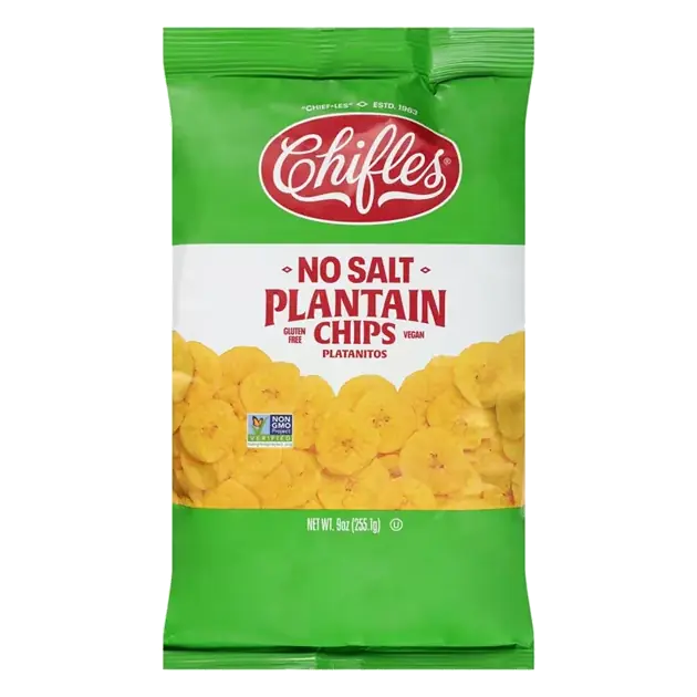 No Salt Plantain Chips