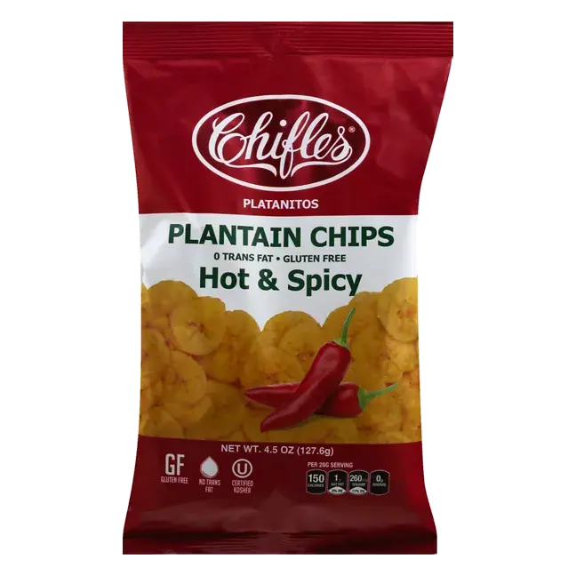 Plantain Chips, Hot & Spicy