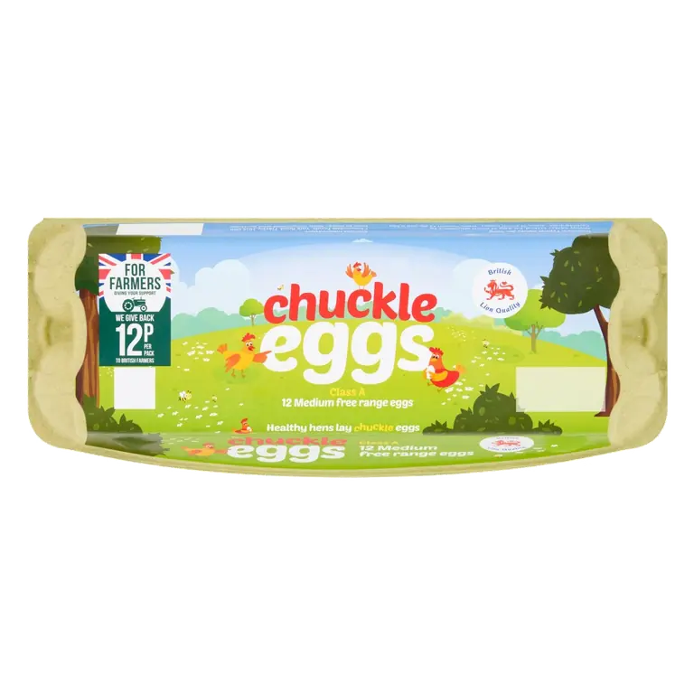 Chuckle Medium Free Range Eggs For Farmers