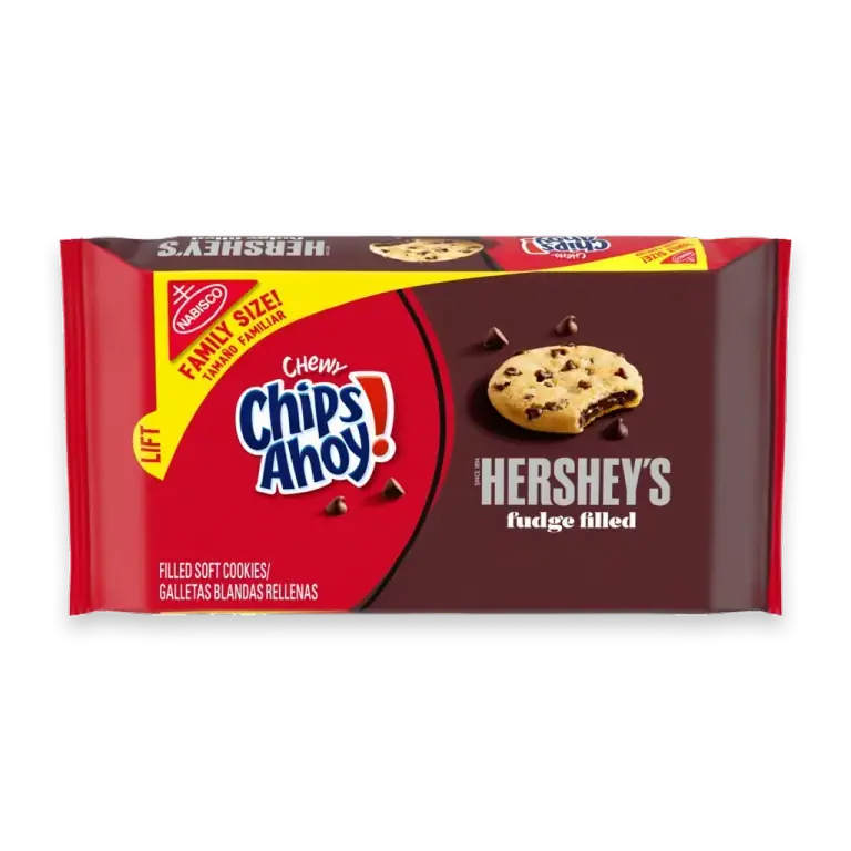 Chewy Hershey's Fudge Filled Soft Chocolate Chip Cookies