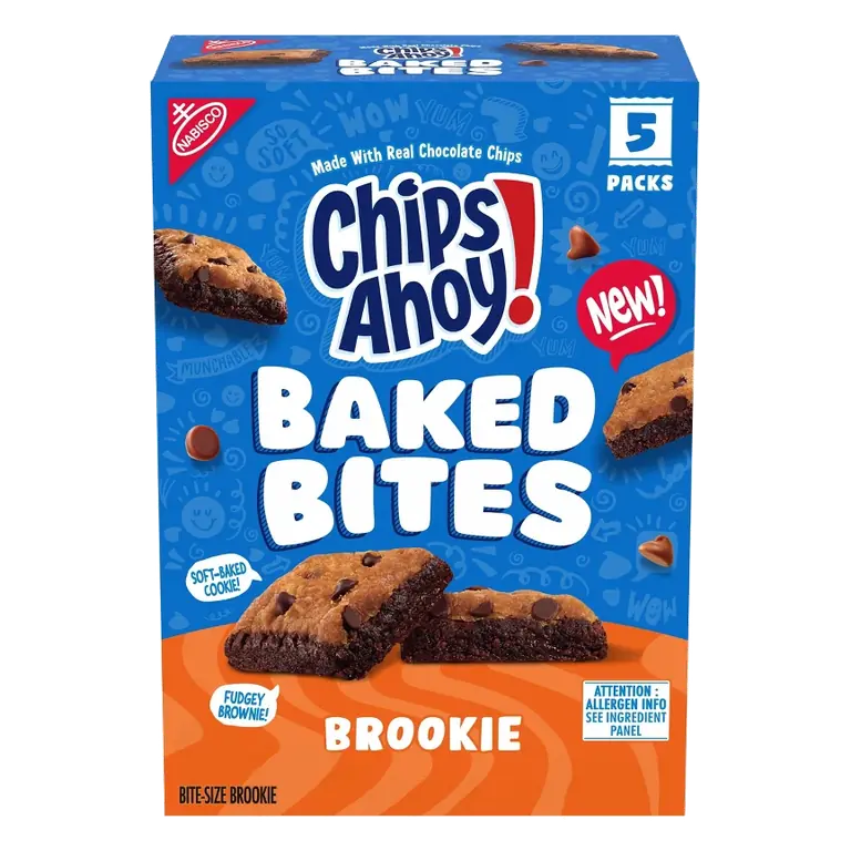 Chips Ahoy! Baked Bites Brookie Snack Packs, 7oz/5ct