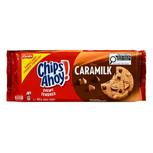 Christie Chips Ahoy! Cadbury Caramilk Chewy Cookies Family Size 453 g