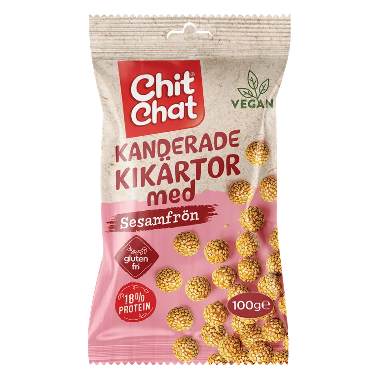 Kanderade Kikärtor Sesamfrön