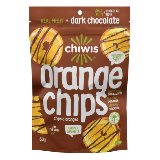 Orange Chips Real Fruit + Dark Chocolate 60 g