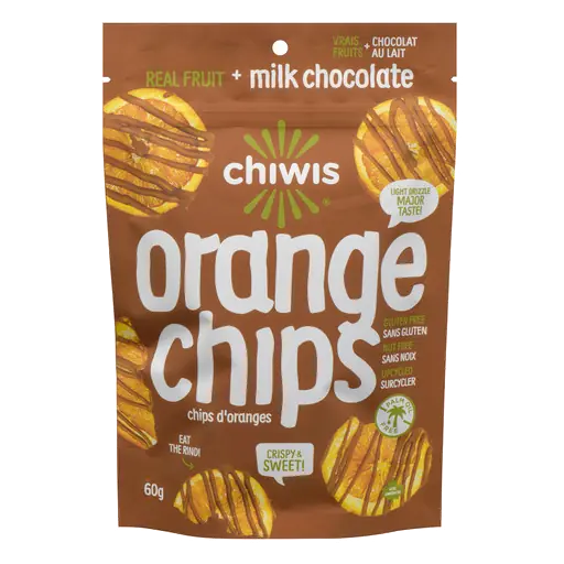 Orange Chips Real Fruit + Milk Chocolate 60 g