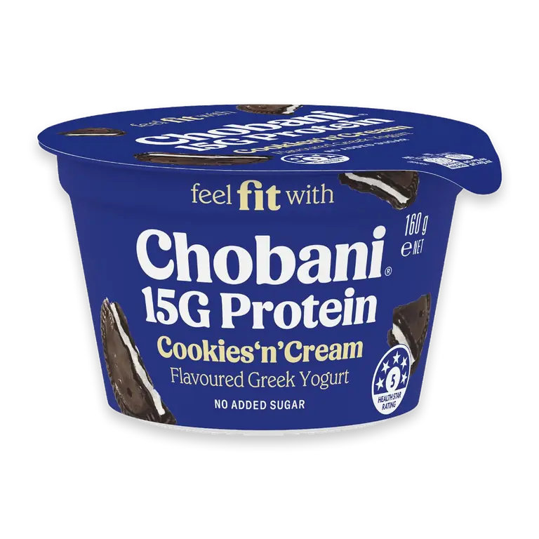 15G Protein Greek Yogurt Cookies & Cream