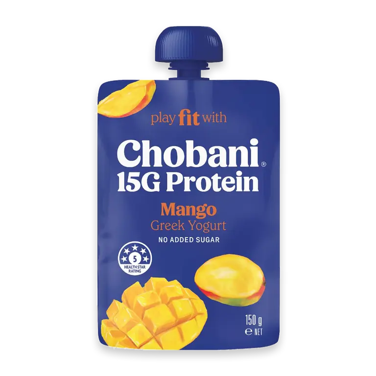 15G Protein Greek Yogurt Mango Pouch