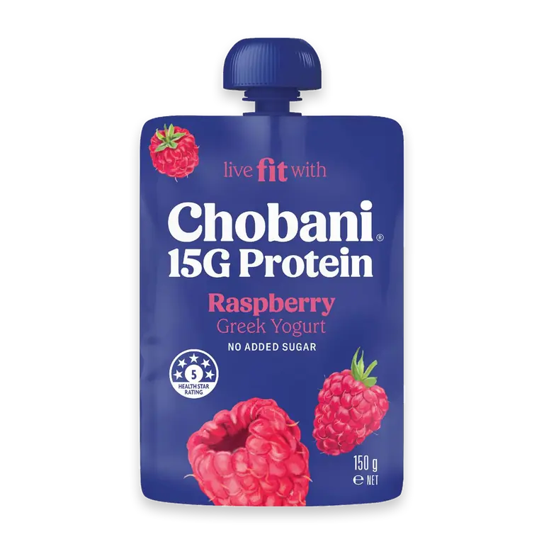 15G Protein Greek Yogurt Raspberry Pouch