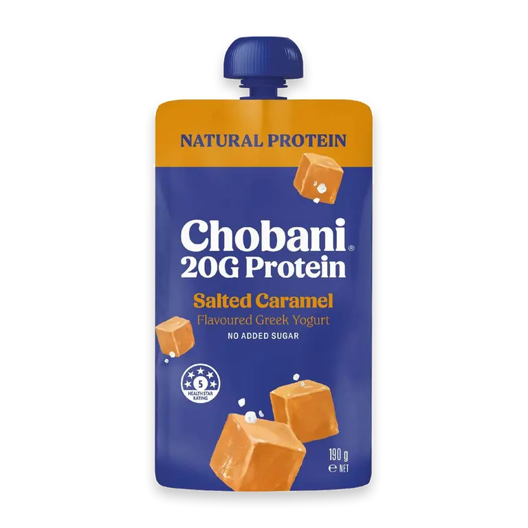 20G Protein Greek Yogurt Pouch Salted Caramel