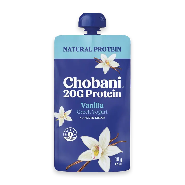 20G Protein Greek Yogurt Pouch Vanilla