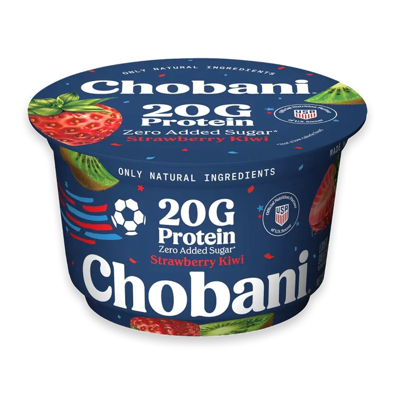 20g Protein Lowfat Greek Yogurt Strawberry Kiwi 6.7oz Cup