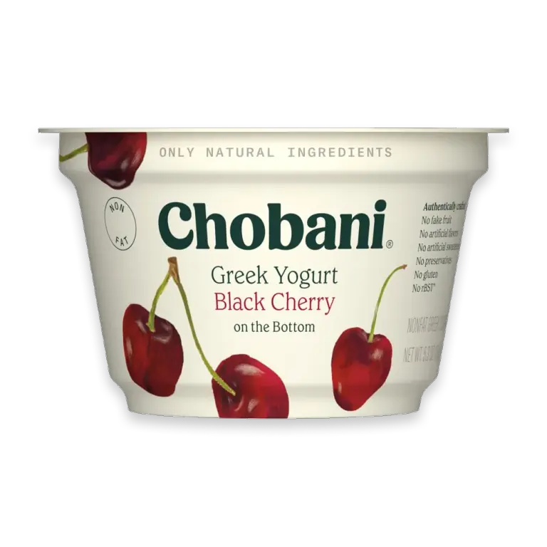 Black Cherry on the Bottom Nonfat Greek Yogurt Cup