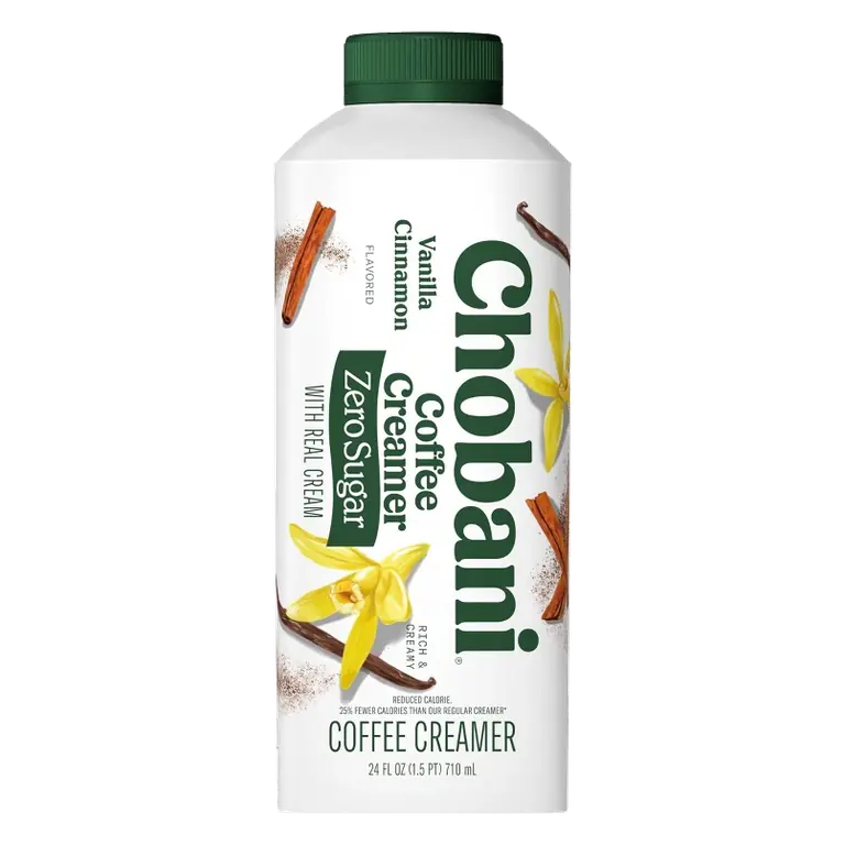 Chobani Zero Sugar Vanilla Cinnamon Dairy Creamer, 24oz