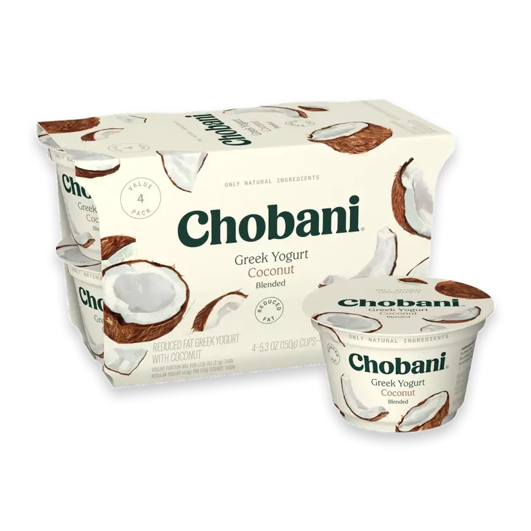 Coconut Low Fat Greek Yogurt Cups