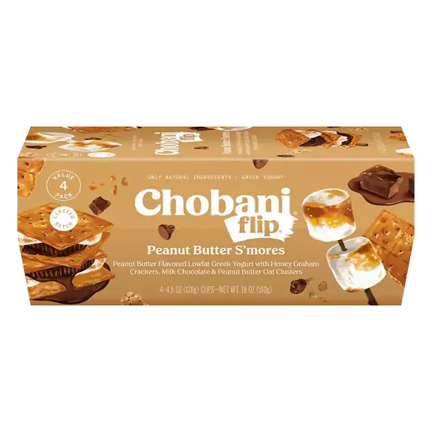 Flip Greek Peanut Butter S'mores Yogurt
