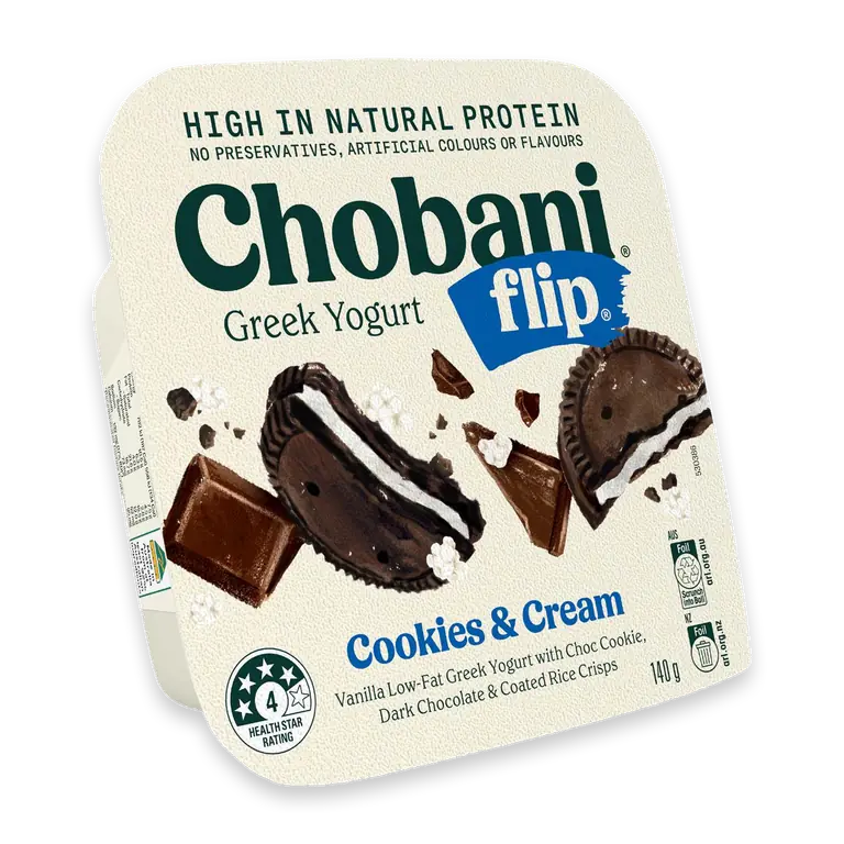 Flip Greek Yoghurt Cookies & Cream Crunch