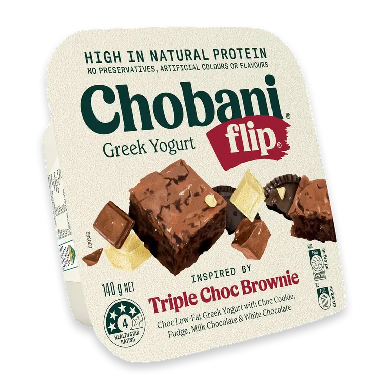 Flip Greek Yoghurt Triple Choc Brownie