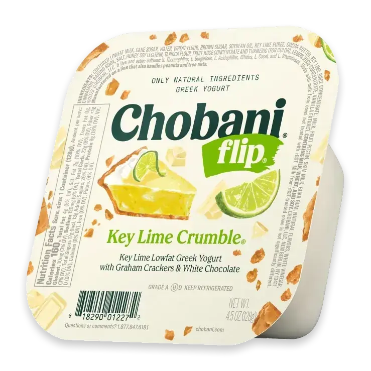 Flip Key Lime Crumble Low Fat Greek Yogurt Cup