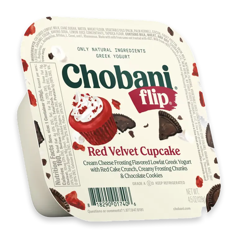 Flip Low-Fat Red Velvet Cupcake Greek Yogurt