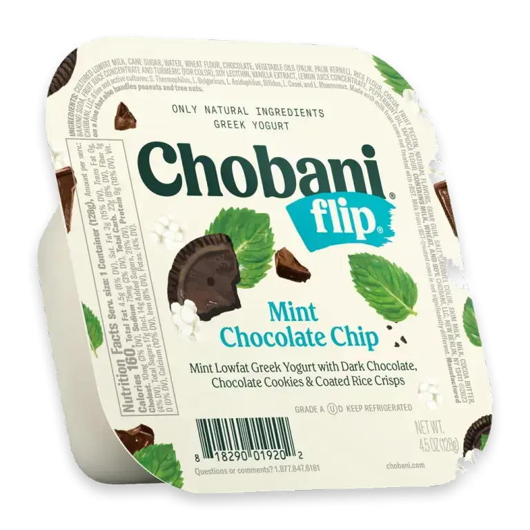 Flip Mint Chocolate Chip Low Fat Greek Yogurt Cup