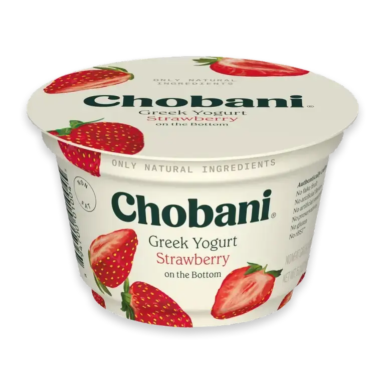 Greek Yogurt Strawberry on the Bottom