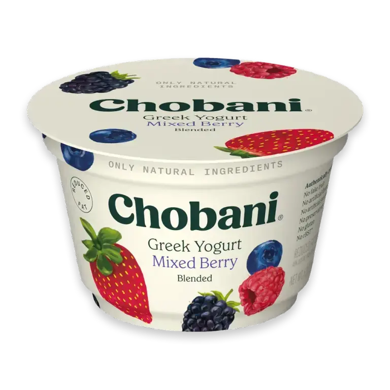 Low-Fat Greek Yogurt Mixed Berry Blended 5.3oz