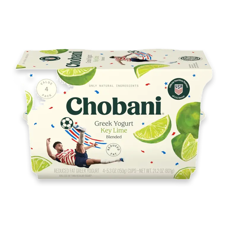 Low-Fat Key Lime Blended Greek Yogurt 5.3oz 4ct